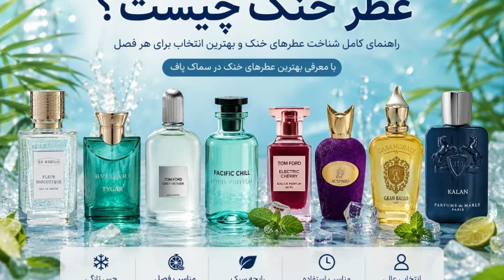 عطر خنک چیست؟ راهنمای انتخاب بهترین عطرهای خنک مردانه، زنانه و یونیسکس
